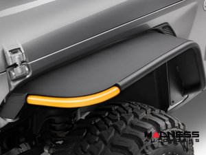 Jeep Wrangler JL Fender Flare - Front - Rugged Ridge - Metal Max Jeep Wrangler JL Fender Flare - Front - Rugged Ridge - Metal Max
